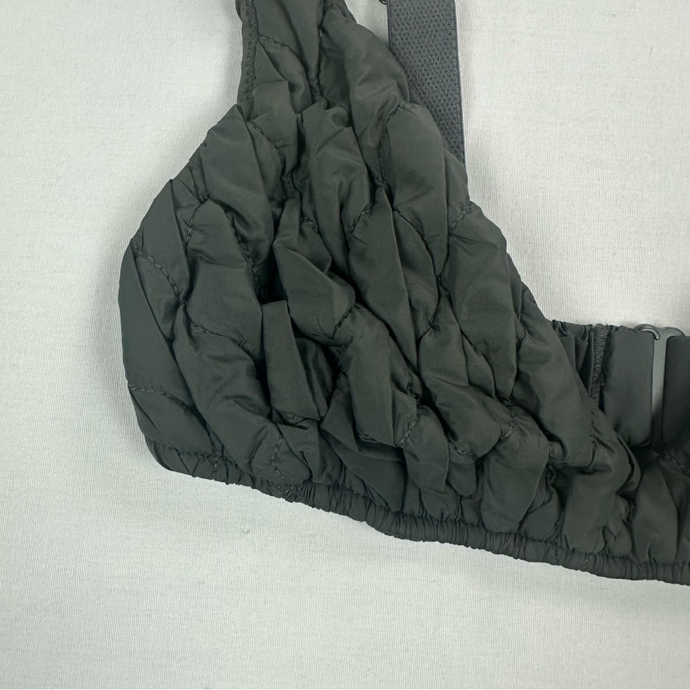 Skims Quilted set gray Bra Bottom‎ Small - Picture 7 of 16